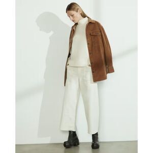 Everlane The Corduroy Gardener Pant, Size 8 Bone